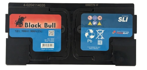 Фото BLACK BULL SLI 100 Ач, 900 А, 12v, Обратная R, L5