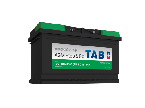 Фото Аккумулятор TAB MAGIC STOP & GO (80 A/H) 800 A R+