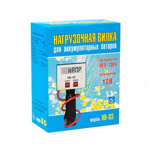 Фото Нагрузочная вилка для проверки АКБ ОРИОН HB-03 100/200А 12В