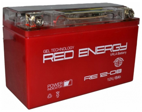 АККУМУЛЯТОР RED ENERGY RE 1208 (8 A/H) 115 A L+