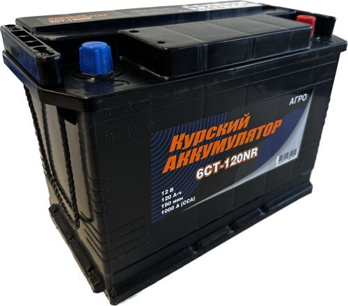 Аккумулятор КУРСКИЙ Аккумулятор 12v, 120Ah, 1000A, R+(4) rus, BCI/31, B13 фото