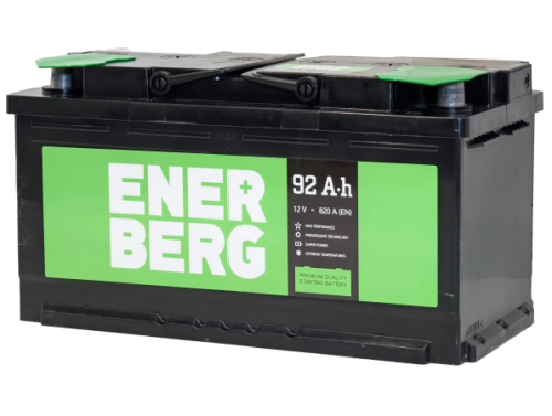 Аккумулятор ENERBERG 92 Ач, 820 А, 12 v, Обратная R+ (0), DIN L5, B13