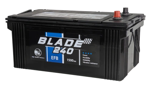 Аккумулятор BLADE EFB 240 Ач, 1500 А, 12 v, Обратная L+ (3) euro, D6 (C), B00 фото