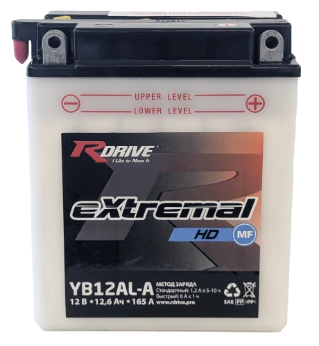 RDrive eXtremal HD YB12AL-A 12Ah (165А 134*80*160) фото
