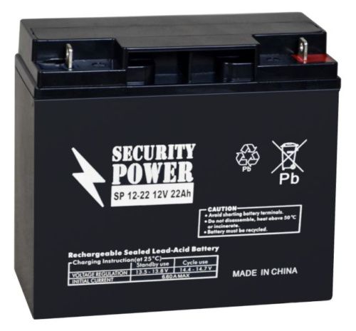 Аккумулятор Security Power 12V-22Ah+