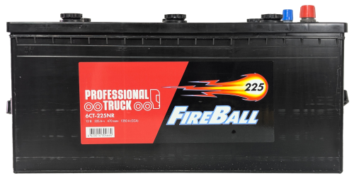 Аккумулятор FIREBALL 225 Ач, 1350 А, 12 v, Обратная L+ (3) euro, D6 (C), B00 фото