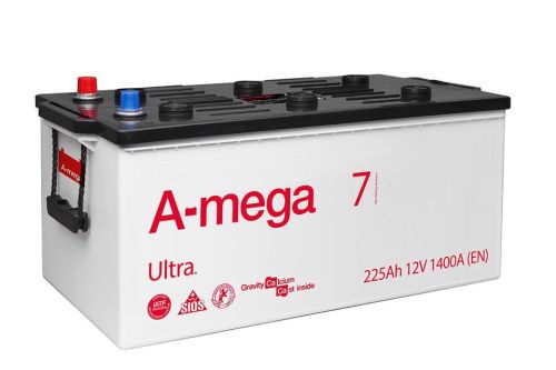 Аккумулятор A-mega Ultra 225 (3) евро +/- 