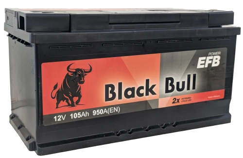Фото BLACK BULL EFB 105 Ач, 950 А, 12v, Обратная R, L2