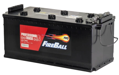 Аккумулятор FIREBALL 190 Ач, 1200 А, 12 v, Прямая R+ (4) rus, D5 (B), под болт, B00 фото