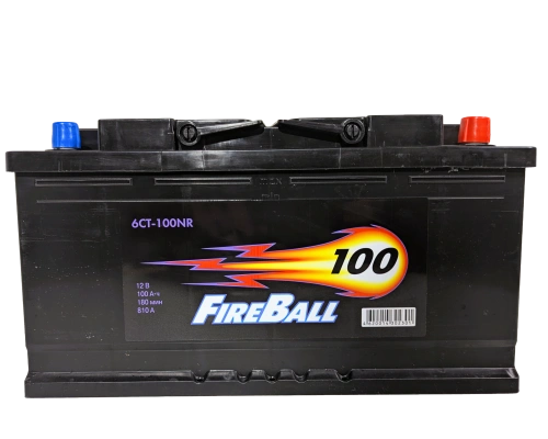 Фото Аккумулятор FIREBALL 100 Ач, 810 А, 12 v, Обратная R+ (0), DIN L5, B13
