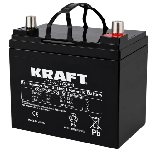 Фото Аккумулятор автомобильный KRAFT AGM 33 Ач, 12 v для Tesla