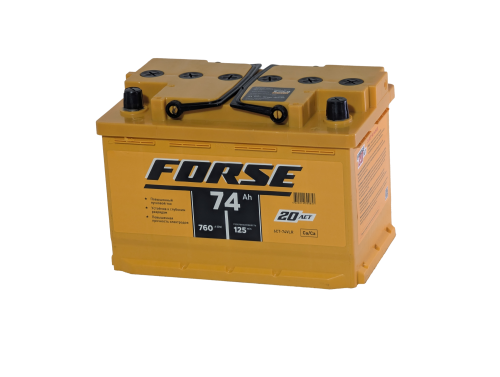 Фото Аккумулятор FORSE 74 Ач, 760 А, 12 v, Обратная R+ (0), DIN L3, B13