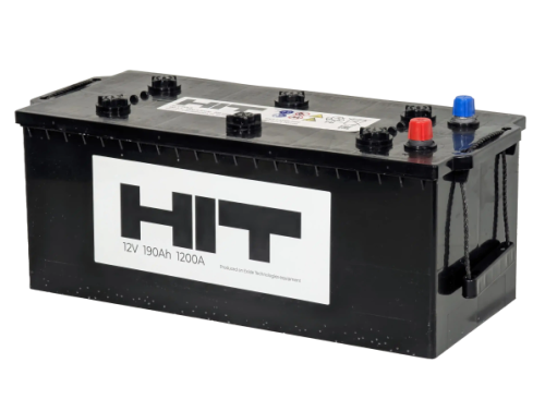 Аккумулятор HIT 190 Ач, 1200 А, 12 v, Обратная L+ (3) euro, D4 (A), B00 фото