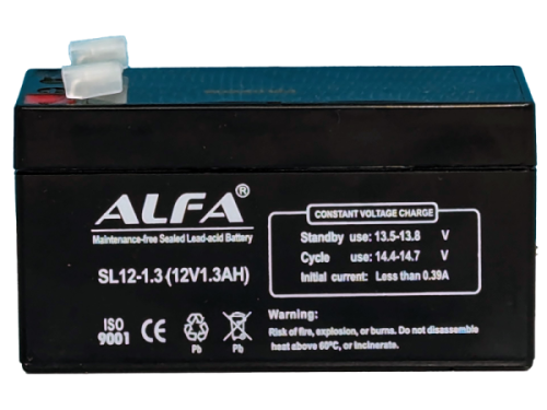 Аккумулятор ALFA 12V-1.3Ah