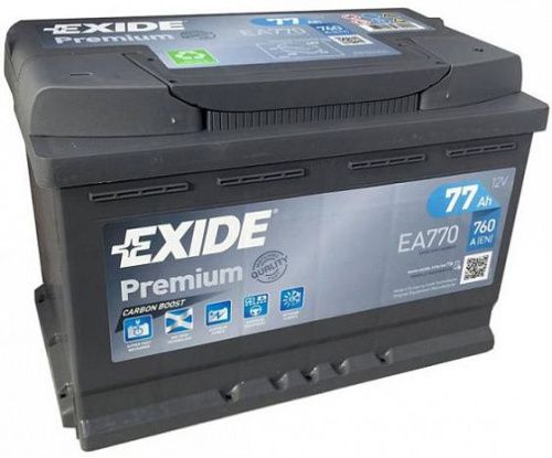 Аккумулятор Exide Premium 77 R+