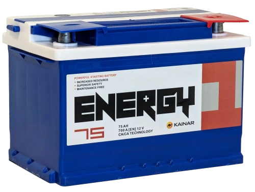 Аккумулятор ENERGY ONE 75 Ач, 700 А, 12 v, Обратная R+ (0), DIN L3, B13