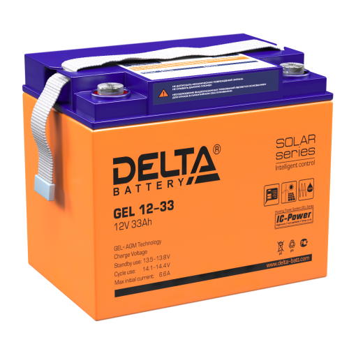 Аккумулятор DELTA GEL 12V-33 фото