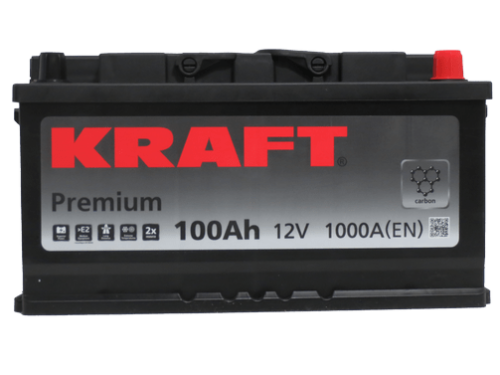 Аккумулятор KRAFT Premium 100 R+