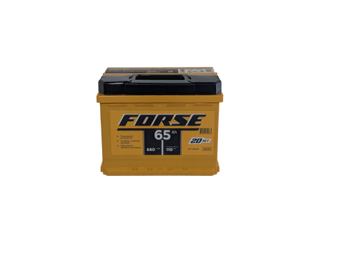 Фото Аккумулятор FORSE 65 Ач, 660 А, 12 v, Обратная R+ (0), DIN L2, B13