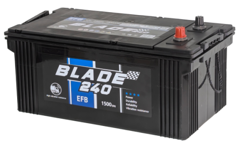 Аккумулятор BLADE EFB 240 Ач, 1500 А, 12 v, Обратная L+ (3) euro, D6 (C), B00 фото
