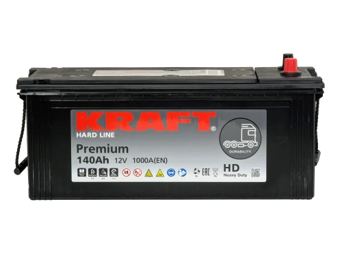 Аккумулятор KRAFT Premium 140 Ач фото