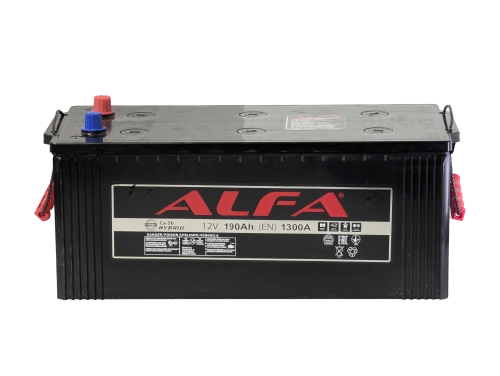 Аккумулятор ALFA 190 Ач, 1300 А, 12 v, Обратная L+ (3) euro, D5 (A), B00 фото