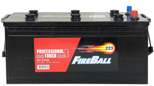 Аккумулятор FIREBALL 225 Ач, 1350 А, 12 v, Обратная L+ (3) euro, D6 (C), B00 фото
