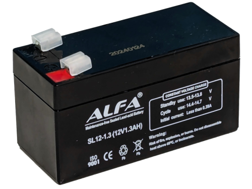 Аккумулятор ALFA 12V-1.3Ah