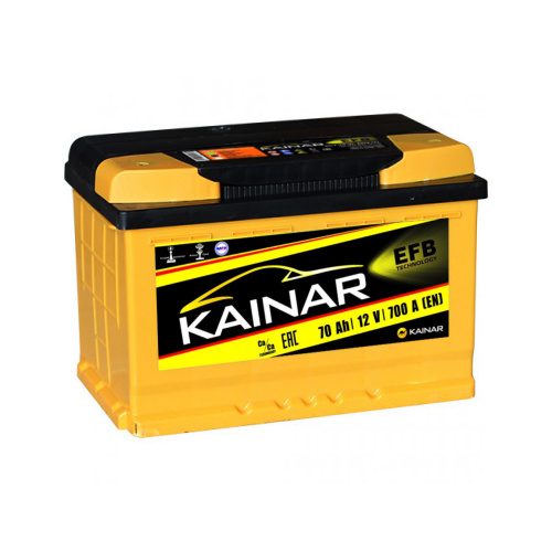 Аккумулятор Kainar EFB 70 R+