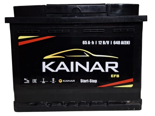 Фото Аккумулятор Kainar EFB 65 R (640A, 242*175*190)