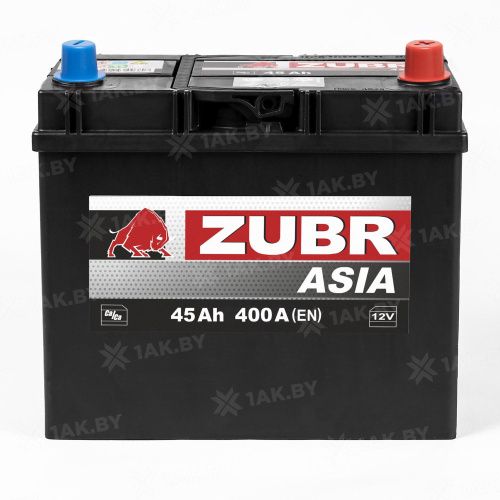 Фото Аккумулятор ZUBR Ultra 45 Ач, 400 А, 12 v, Обратная R+ (0), JIS B24, B00