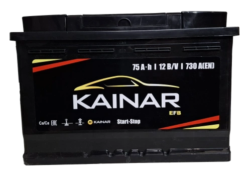 Фото Аккумулятор Kainar EFB 75 R (730A, 278*175*190)