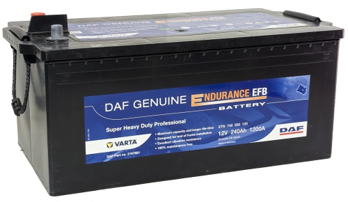 DAF Endurance EFB 240 1200А, 12V, Обратная L+ (3) евро, D6/C фото