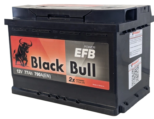 Фото BLACK BULL EFB 77 Ач, 790 А, 12v, Обратная R, L3