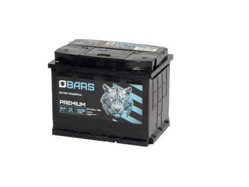 Фото Аккумулятор BARS Premium 64 Ач, 620 А, 12 v, Обратная R+ (0), DIN L2, B13