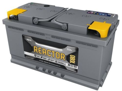 Фото Аккумулятор AKOM Реактор 100 Ач, 1080 А, 12 v, Обратная R+ (0), DIN L5, B13