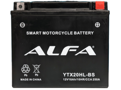 Аккумулятор ALFA YTX20HL-BS 18Ah фото