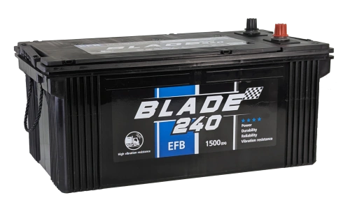 Аккумулятор BLADE EFB 240 Ач, 1500 А, 12 v, Обратная L+ (3) euro, D6 (C), B00 фото
