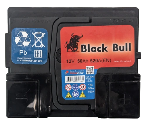 Фото BLACK BULL SLI 50 Ач, 520 А, 12v, Обратная R, L1