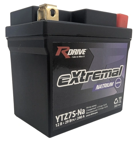 RDrive Natrium YTZ7S-Na 2,4Ah (240А 113*69*105) фото