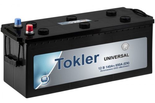 Аккумулятор TOKLER UNIVERSAL (140 A/H) 850 A L+ фото