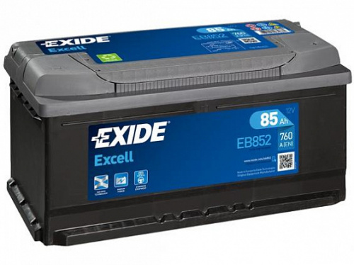 АККУМУЛЯТОР EXIDE EXCELL EB852 (85 A/H) 760 A R+