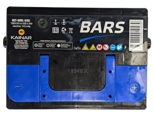 Аккумулятор BARS 60 R+ низк.