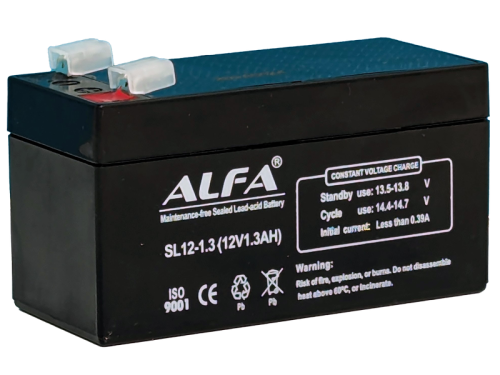 Аккумулятор ALFA 12V-1.3Ah