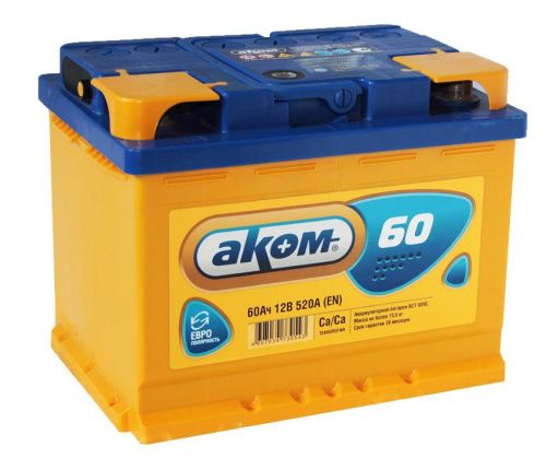 Аккумулятор AKOM 60 L+