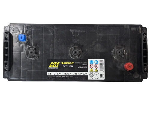 Аккумулятор FIREBALL 215 Ач, 1120 А, 6 v, D4 фото