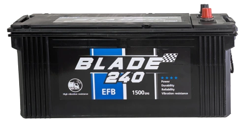 Аккумулятор BLADE EFB 240 Ач, 1500 А, 12 v, Обратная L+ (3) euro, D6 (C), B00 фото