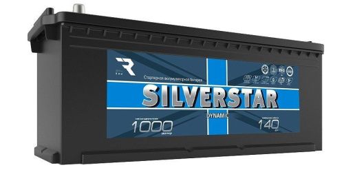 Аккумулятор SILVERSTAR Dynamic 140 Ач, 1000 А, 12 v, Прямая R+ (4) rus, D4 (A), B13 фото