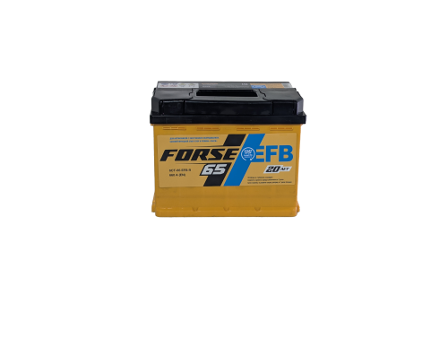 Фото Аккумулятор FORSE EFB 65 Ач, 660 А, 12 v, Обратная R+ (0), DIN L2, B13