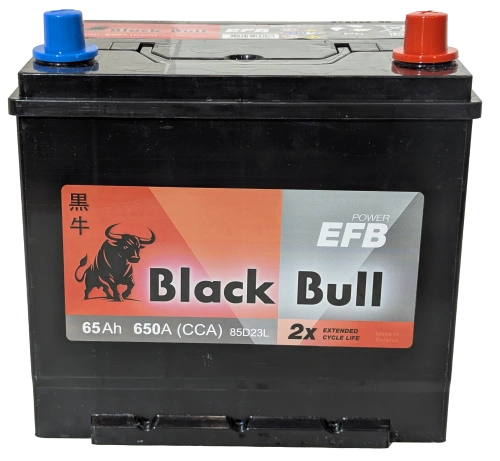 Фото BLACK BULL Asia EFB 65 Ач, 650 А, 12v, Обратная R, D23